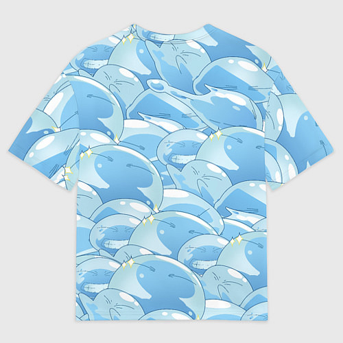 Мужская футболка оверсайз О МОЕМ ПЕРЕРОЖДЕНИЕ В СЛИЗЬ / 3D-принт – фото 2