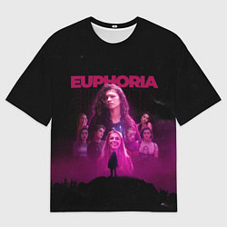 Футболка оверсайз мужская Euphoria team, цвет: 3D-принт