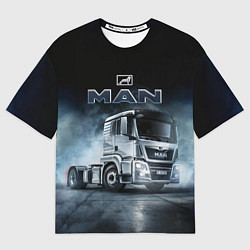 Мужская футболка оверсайз Man фура