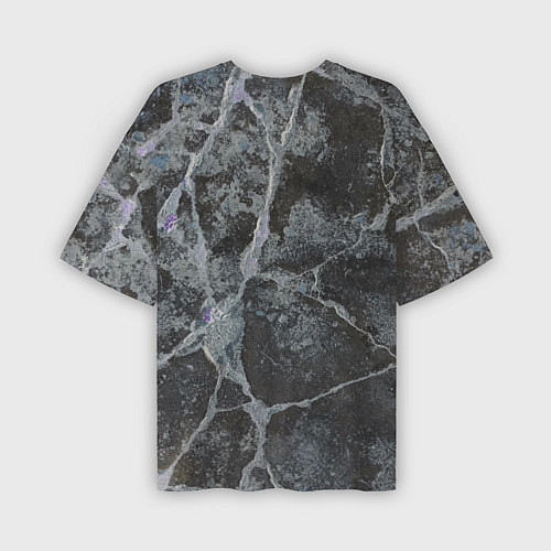 Мужская футболка оверсайз Лунный камень / 3D-принт – фото 2