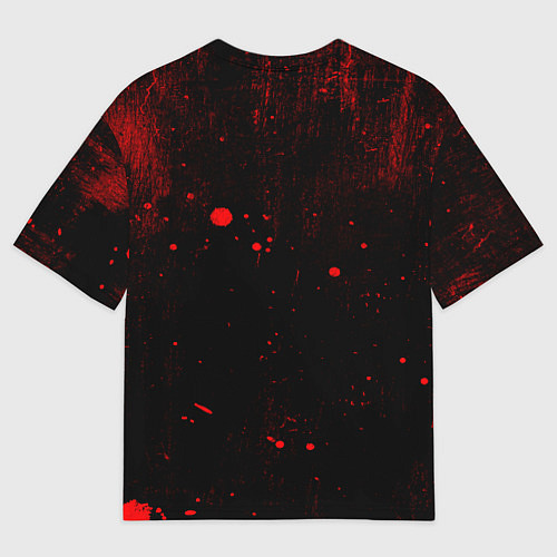 Мужская футболка оверсайз АлисА глаз в колючей проволоке / 3D-принт – фото 2