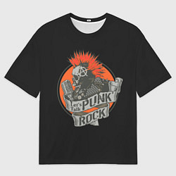 Мужская футболка оверсайз Punk Rock