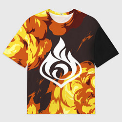 Мужская футболка оверсайз PIRO ПИРО ГЕНШИН