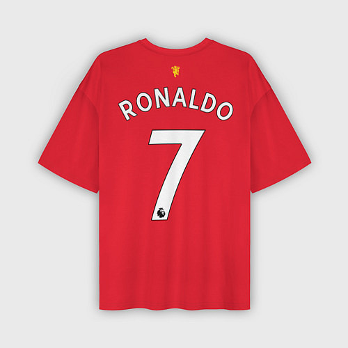 Мужская футболка оверсайз Роналду Манчестер Юнайтед / 3D-принт – фото 2