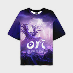 Футболка оверсайз мужская Ori and the Will of the Wisps, цвет: 3D-принт