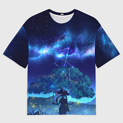 Футболка оверсайз мужская MONA GENSHIN IMPACT, цвет: 3D-принт