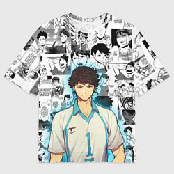 Мужская футболка оверсайз ТООРУ ОЙКАВА OIKAWA TORU