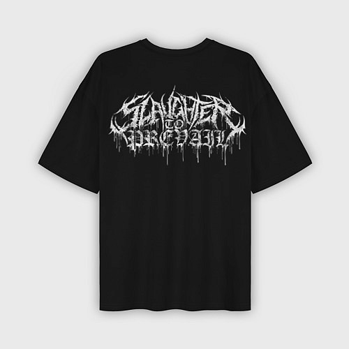 Мужская футболка оверсайз Slaughter to prevail / 3D-принт – фото 2