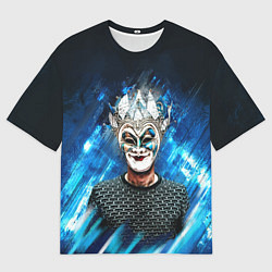 Мужская футболка оверсайз Boris Brejcha Blue