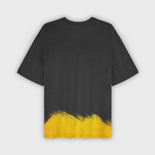 Мужская футболка оверсайз Yellow and Black Armenia / 3D-принт – фото 2