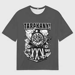 Футболка оверсайз мужская TARAKANY! ALIVE & KICKING XXV, цвет: 3D-принт