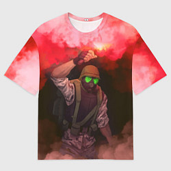 Футболка оверсайз мужская Half-Life Opposing Force Logo спина Z, цвет: 3D-принт