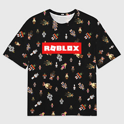 Мужская футболка оверсайз ROBLOX PATTERN РОБЛОКС Z