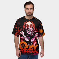 Футболка оверсайз мужская Ozzy Osbourne, цвет: 3D-принт — фото 2