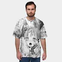 Футболка оверсайз мужская Full Dive RPG Manga, цвет: 3D-принт — фото 2