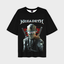 Мужская футболка оверсайз Megadeth