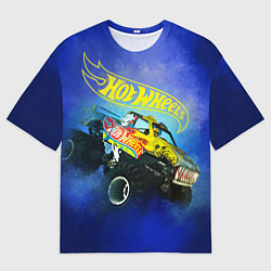 Футболка оверсайз мужская Hot Wheels Хот Вилс, цвет: 3D-принт
