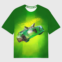 Футболка оверсайз мужская Hot Wheels Хот Вилс, цвет: 3D-принт