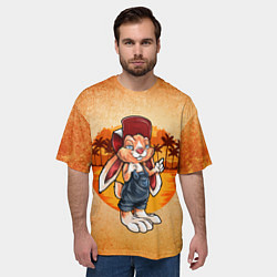 Футболка оверсайз мужская ЗаяС, цвет: 3D-принт — фото 2