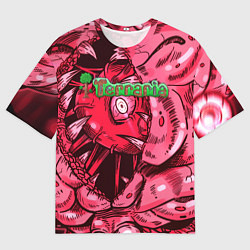 Футболка оверсайз мужская Terraria Террария Z, цвет: 3D-принт
