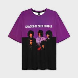 Футболка оверсайз мужская Shades of Deep Purple, цвет: 3D-принт
