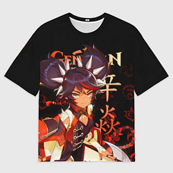 Мужская футболка оверсайз Синь Янь Genshin Impact