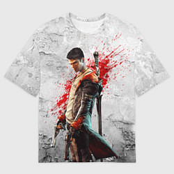 Мужская футболка оверсайз White Dante