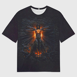 Мужская футболка оверсайз Clayman - In Flames