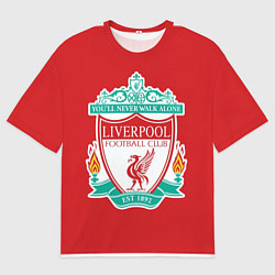 Мужская футболка оверсайз F C LIVERPOOL