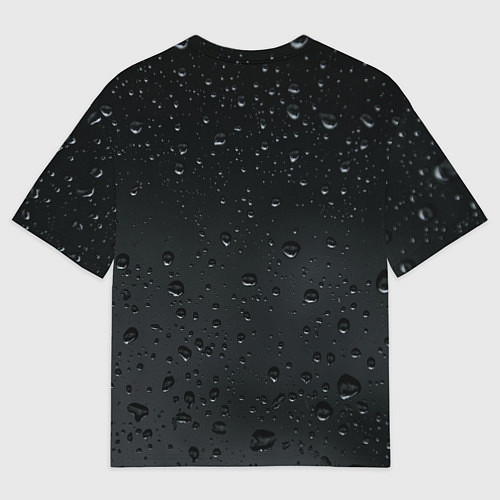 Мужская футболка оверсайз Ночной дождь / 3D-принт – фото 2