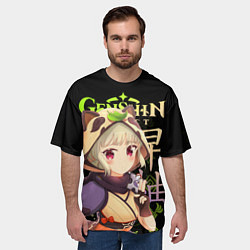 Футболка оверсайз мужская Саю Genshin Impact, цвет: 3D-принт — фото 2