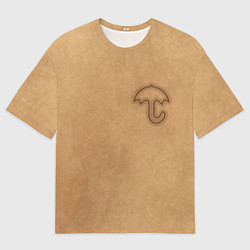 Мужская футболка оверсайз Зонтик Игра в кальмара