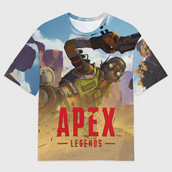 Футболка оверсайз мужская Октейн в деле, цвет: 3D-принт