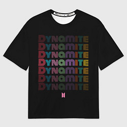 Мужская футболка оверсайз DYNAMITE BTS