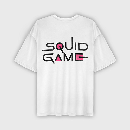 Мужская футболка оверсайз Игра в кальмара - Squid game / 3D-принт – фото 2