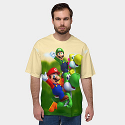 Футболка оверсайз мужская 3DMario, цвет: 3D-принт — фото 2