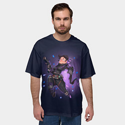 Футболка оверсайз мужская Межпространственный боец, цвет: 3D-принт — фото 2