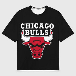 Футболка оверсайз мужская B C Chicago Bulls, цвет: 3D-принт