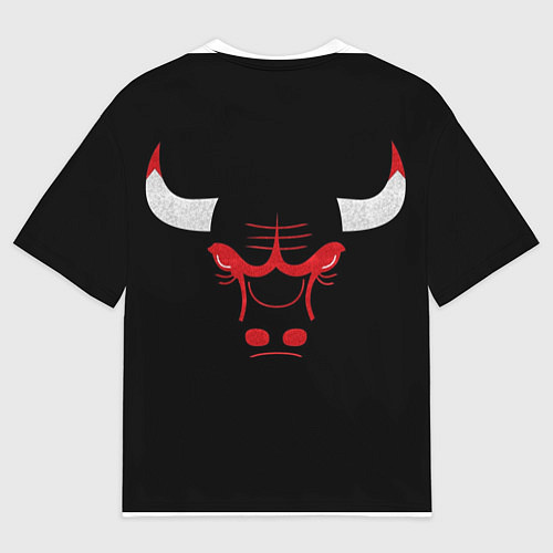 Мужская футболка оверсайз B C Chicago Bulls / 3D-принт – фото 2