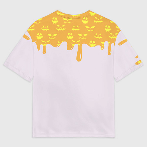 Мужская футболка оверсайз Dab zombie halloween / 3D-принт – фото 2