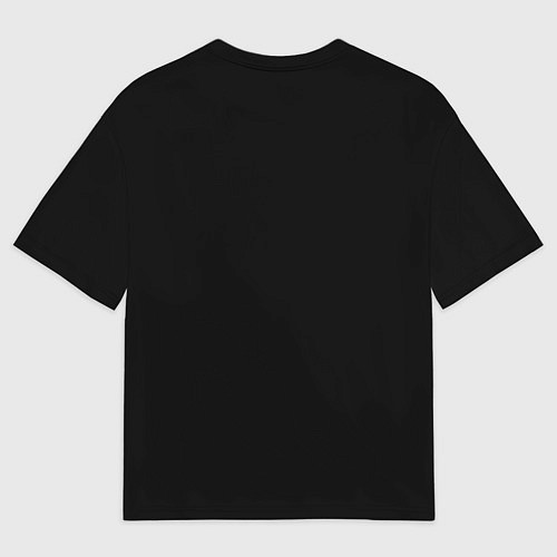 Мужская футболка оверсайз Робот и птица / 3D-принт – фото 2