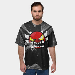Футболка оверсайз мужская Geometry Dash: Fragments, цвет: 3D-принт — фото 2