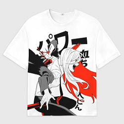 Мужская футболка оверсайз Power - Человек-бензопила