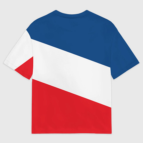 Мужская футболка оверсайз Paris Saint-Germain FC / 3D-принт – фото 2