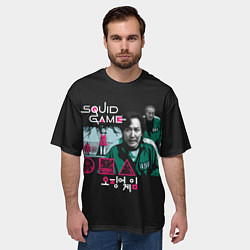 Футболка оверсайз мужская Арт Игры в Кальмара, цвет: 3D-принт — фото 2