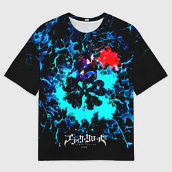 Футболка оверсайз мужская Аста - Чёрный Клевер, цвет: 3D-принт