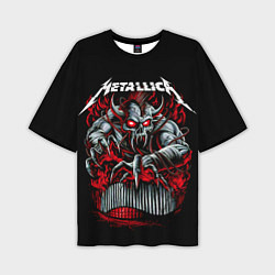Мужская футболка оверсайз Metallica - Hardwired To Self-Destruct