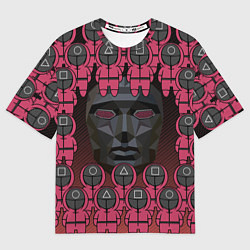 Мужская футболка оверсайз ВЕДУЩИЙ С ОХРАННОЙ GUARDS