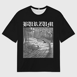 Мужская футболка оверсайз Burzum Hvis lyset tar oss
