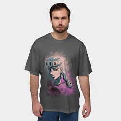 Футболка оверсайз мужская Giorno Giovanna Paints, цвет: 3D-принт — фото 2